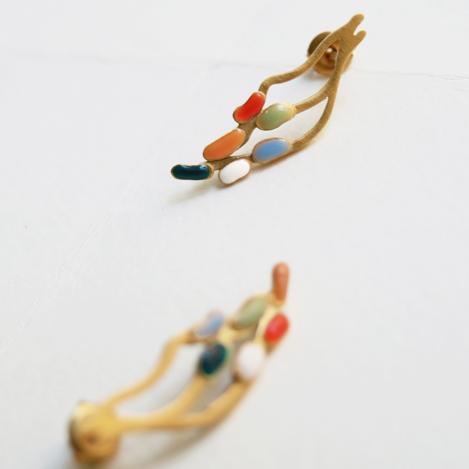 BOUCLES D'OREILLES DORÉES PETITES DELIRI 2