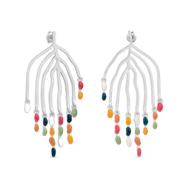 PENDIENTES PLATEADOS GRANDES DELIRI