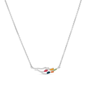 COLLAR PEQUEÑO PLATEADO DELIRI