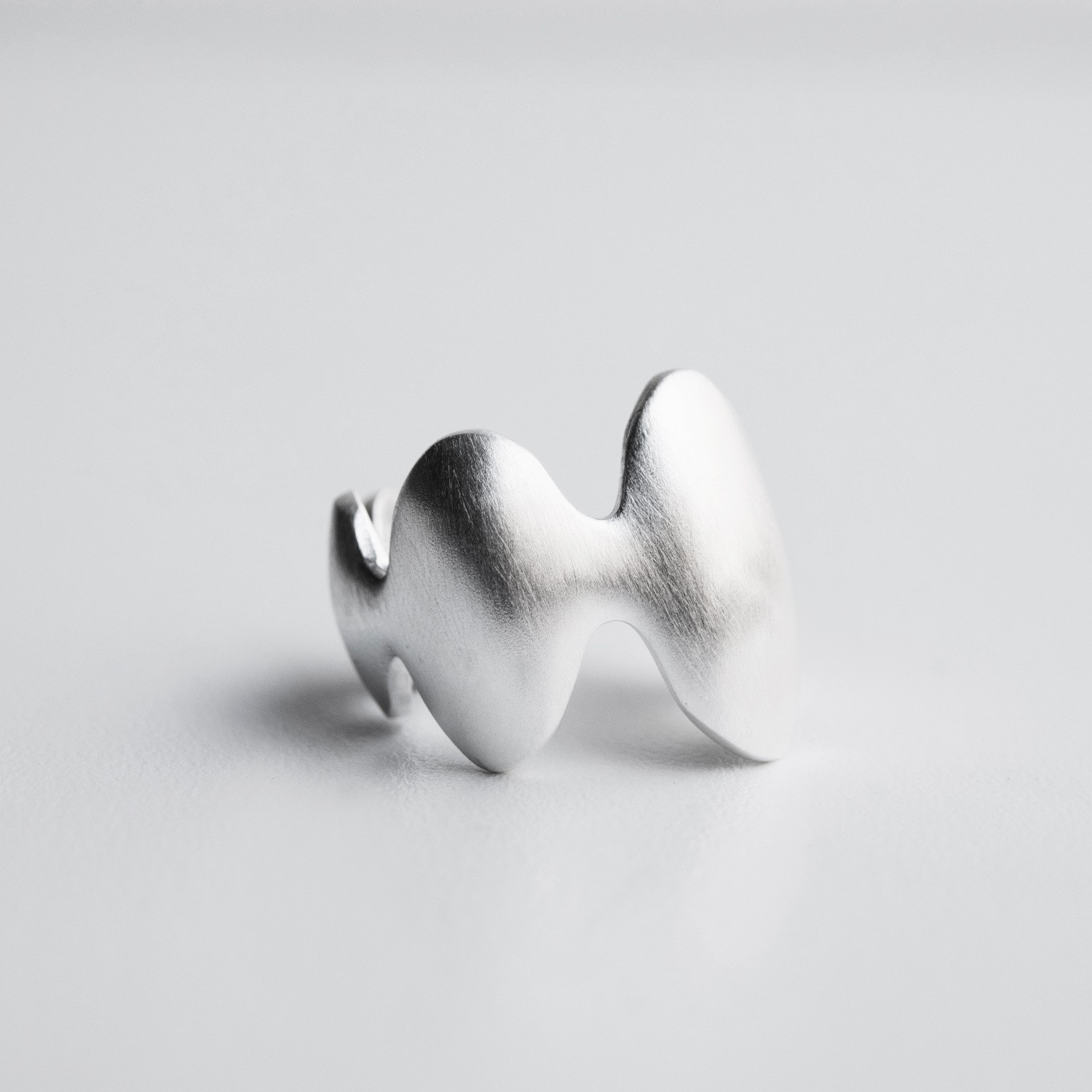 SILVER-PLATED RING SINUARA 2