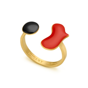 ANILLO DORADO CORAZÓN MIRÓ JEWELRY
