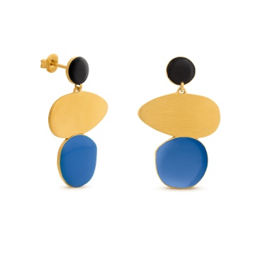 PENDIENTES DORADOS MIRÓ JEWELRY TRIPLES