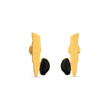PENDIENTES PEQUEÑOS MIRÓ JEWELRY NEGRO