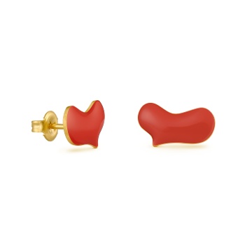 PENDIENTES DORADOS CORAZÓN MIRÓ JEWELRY